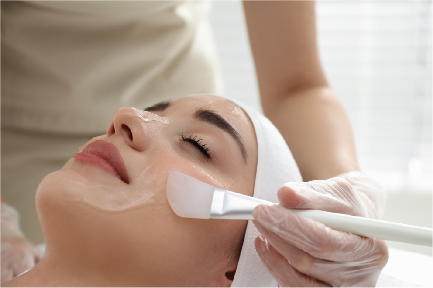 Tratamiento facial peeling químico