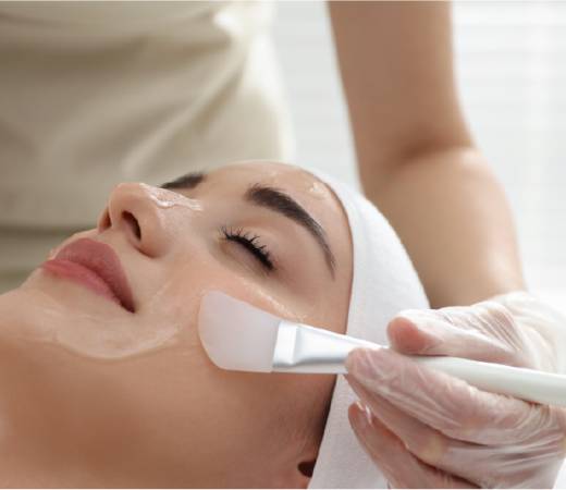 Tratamiento facial peeling químico